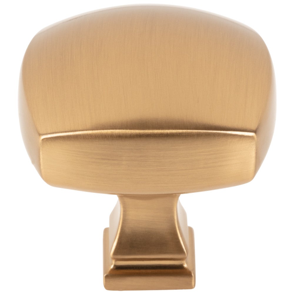 Hardware Resources 1-1/8" Overall Length Satin Nickel Square Audrey Cabinet Knob
