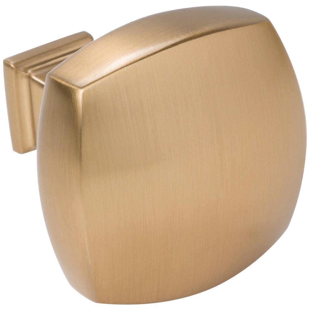 Hardware Resources 1-1/8" Overall Length Satin Nickel Square Audrey Cabinet Knob