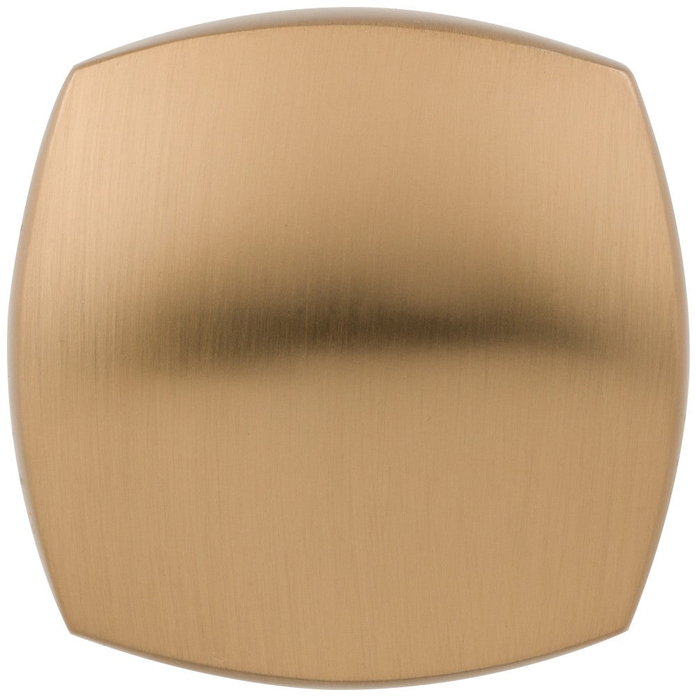 Hardware Resources 1-1/8" Overall Length Satin Nickel Square Audrey Cabinet Knob