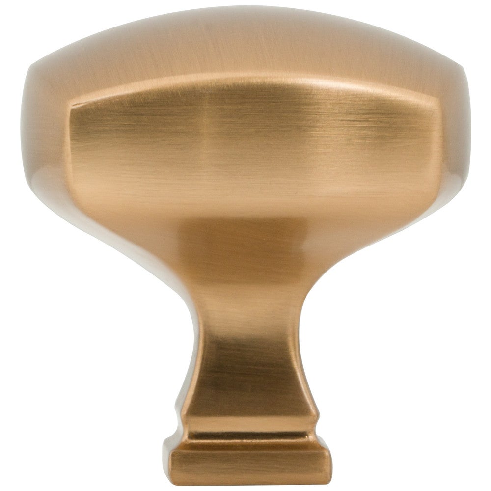 Hardware Resources 1-1/8" Overall Length Satin Nickel Square Audrey Cabinet Knob