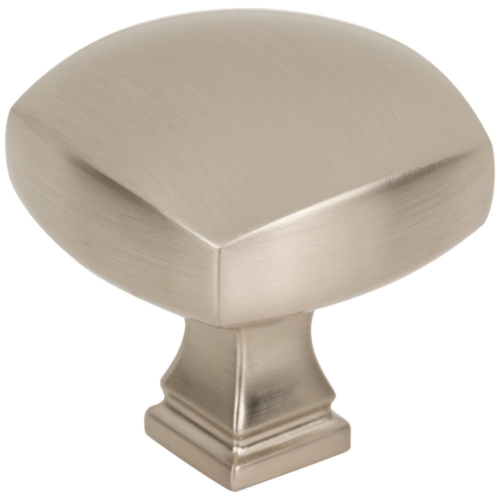 Hardware Resources 1-1/8" Overall Length Satin Nickel Square Audrey Cabinet Knob