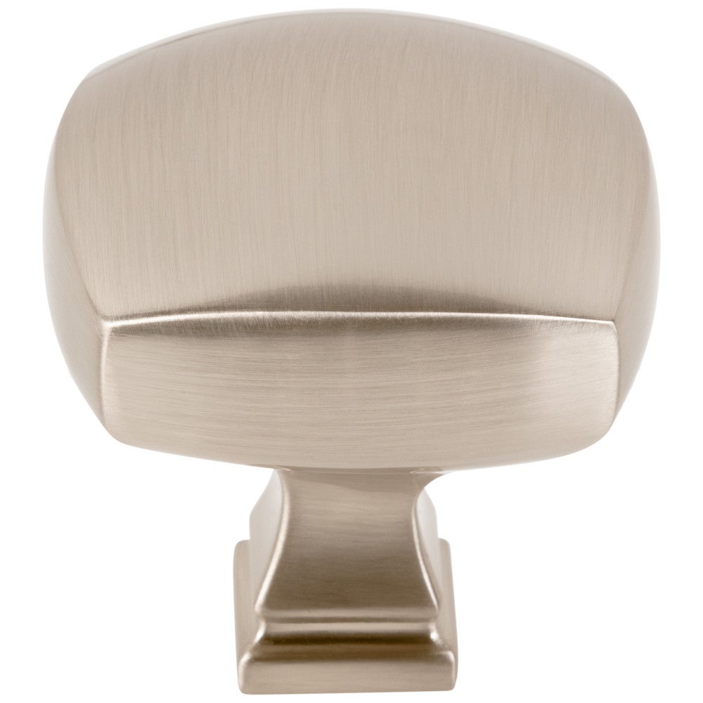 Hardware Resources 1-1/8" Overall Length Satin Nickel Square Audrey Cabinet Knob