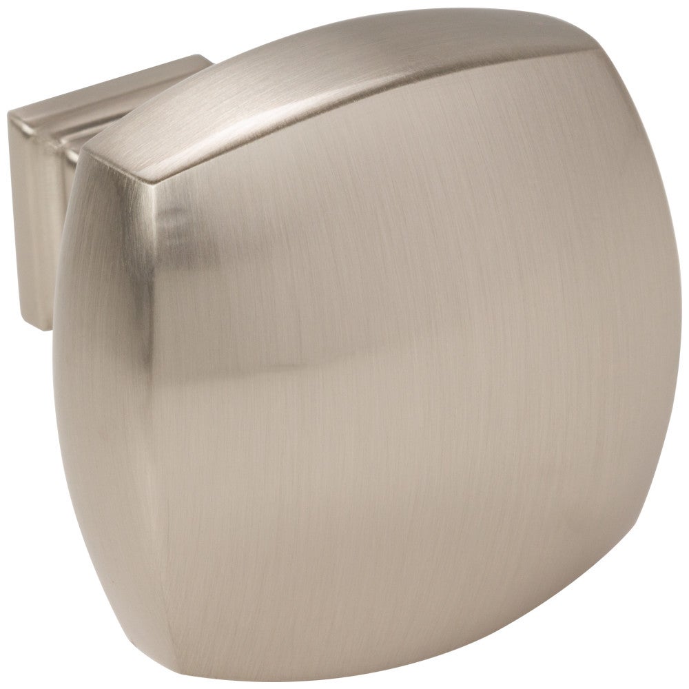 Hardware Resources 1-1/8" Overall Length Satin Nickel Square Audrey Cabinet Knob