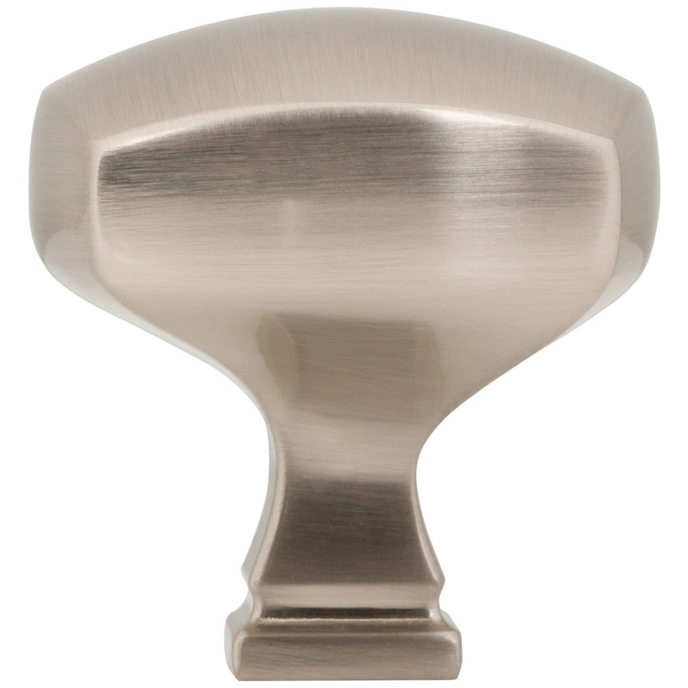 Hardware Resources 1-1/8" Overall Length Satin Nickel Square Audrey Cabinet Knob