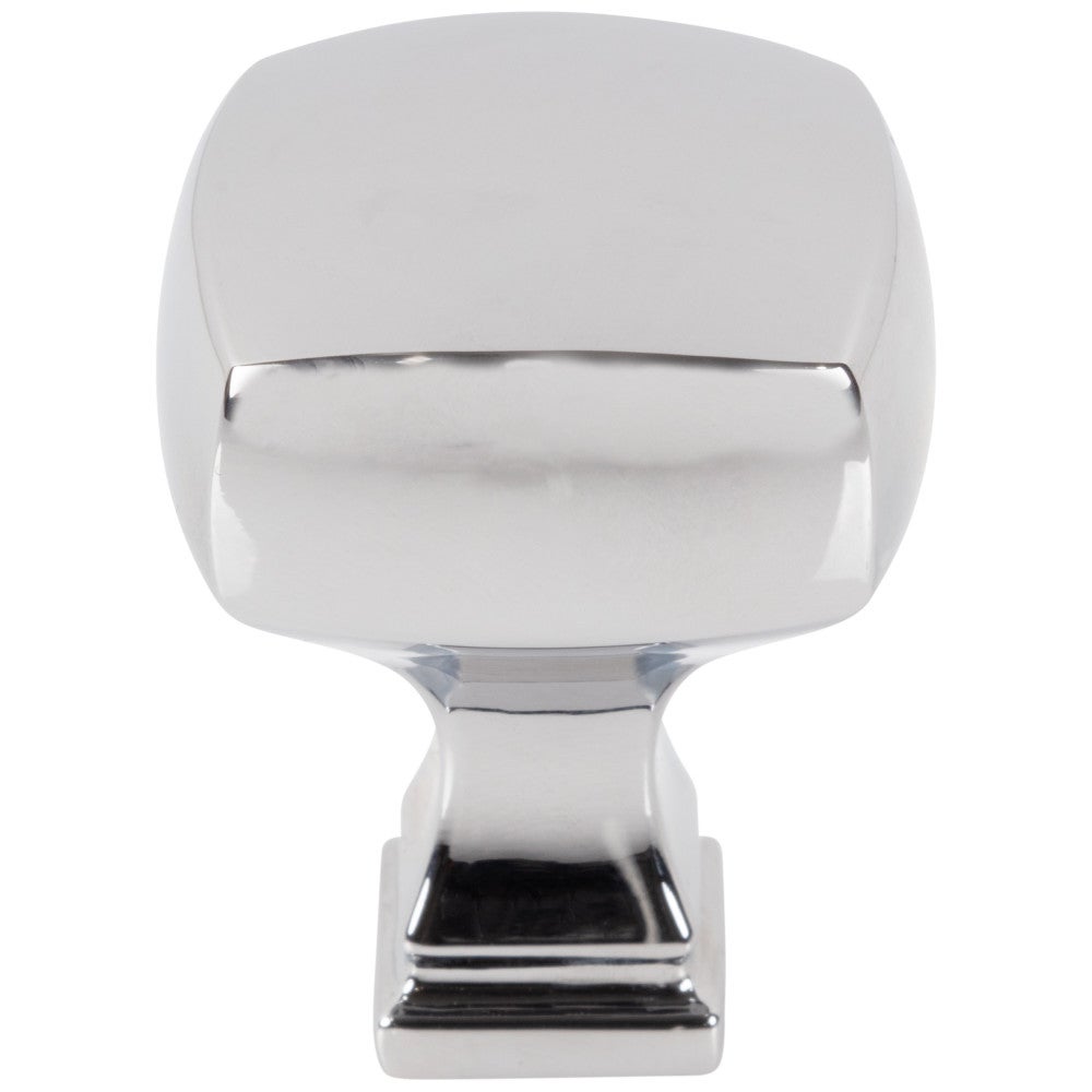 Hardware Resources 1-1/8" Overall Length Satin Nickel Square Audrey Cabinet Knob