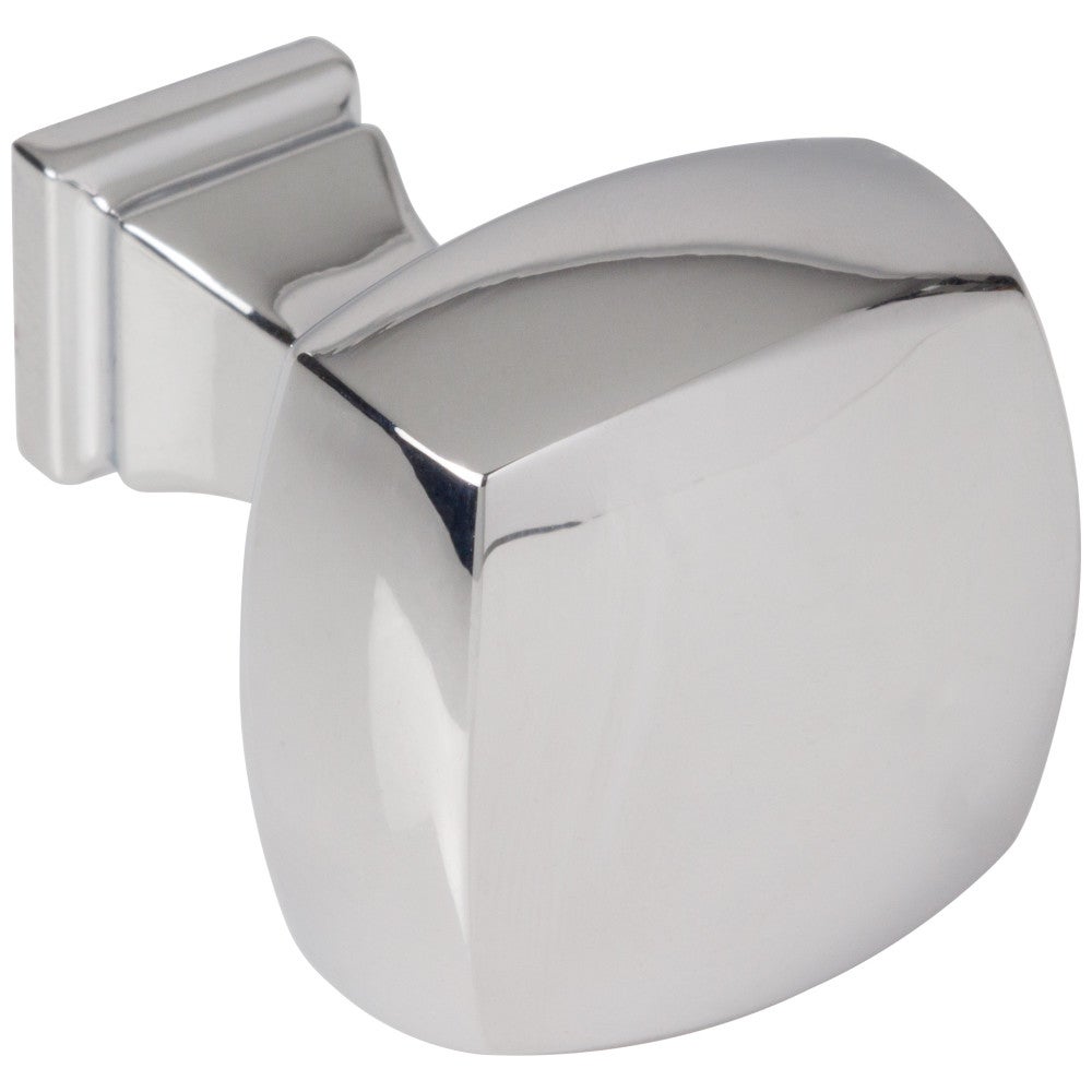Hardware Resources 1-1/8" Overall Length Satin Nickel Square Audrey Cabinet Knob