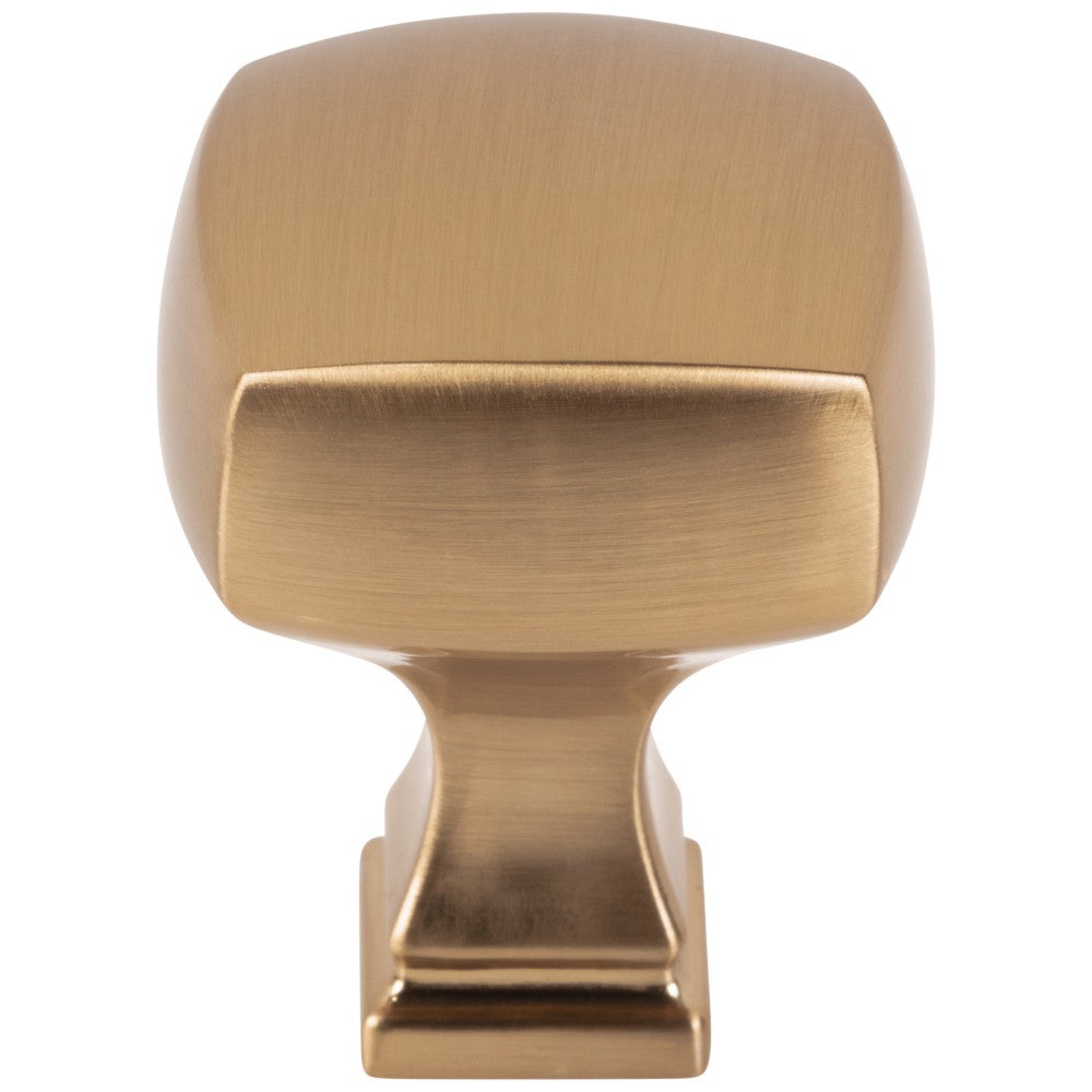 Hardware Resources 1-1/8" Overall Length Satin Nickel Square Audrey Cabinet Knob