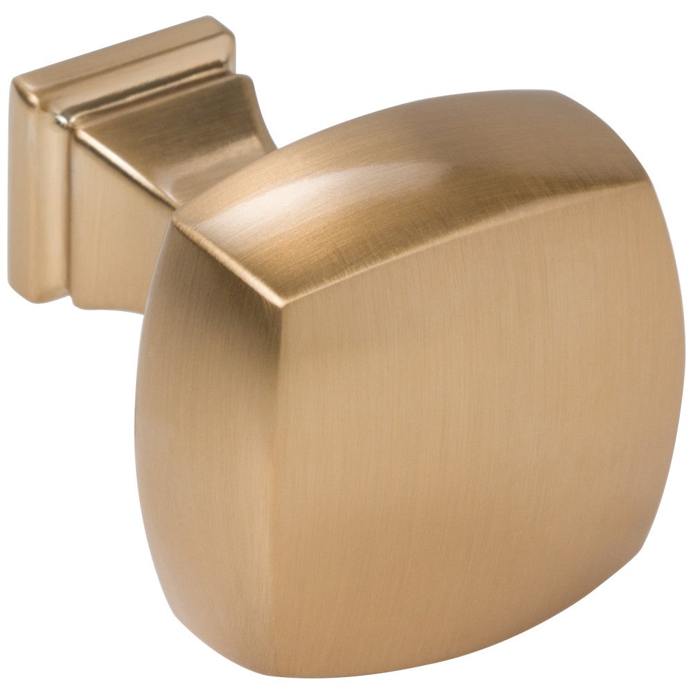 Hardware Resources 1-1/8" Overall Length Satin Nickel Square Audrey Cabinet Knob
