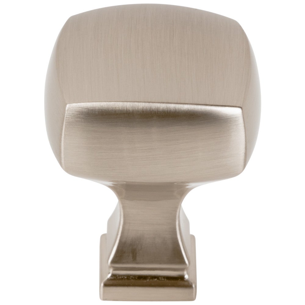Hardware Resources 1-1/8" Overall Length Satin Nickel Square Audrey Cabinet Knob