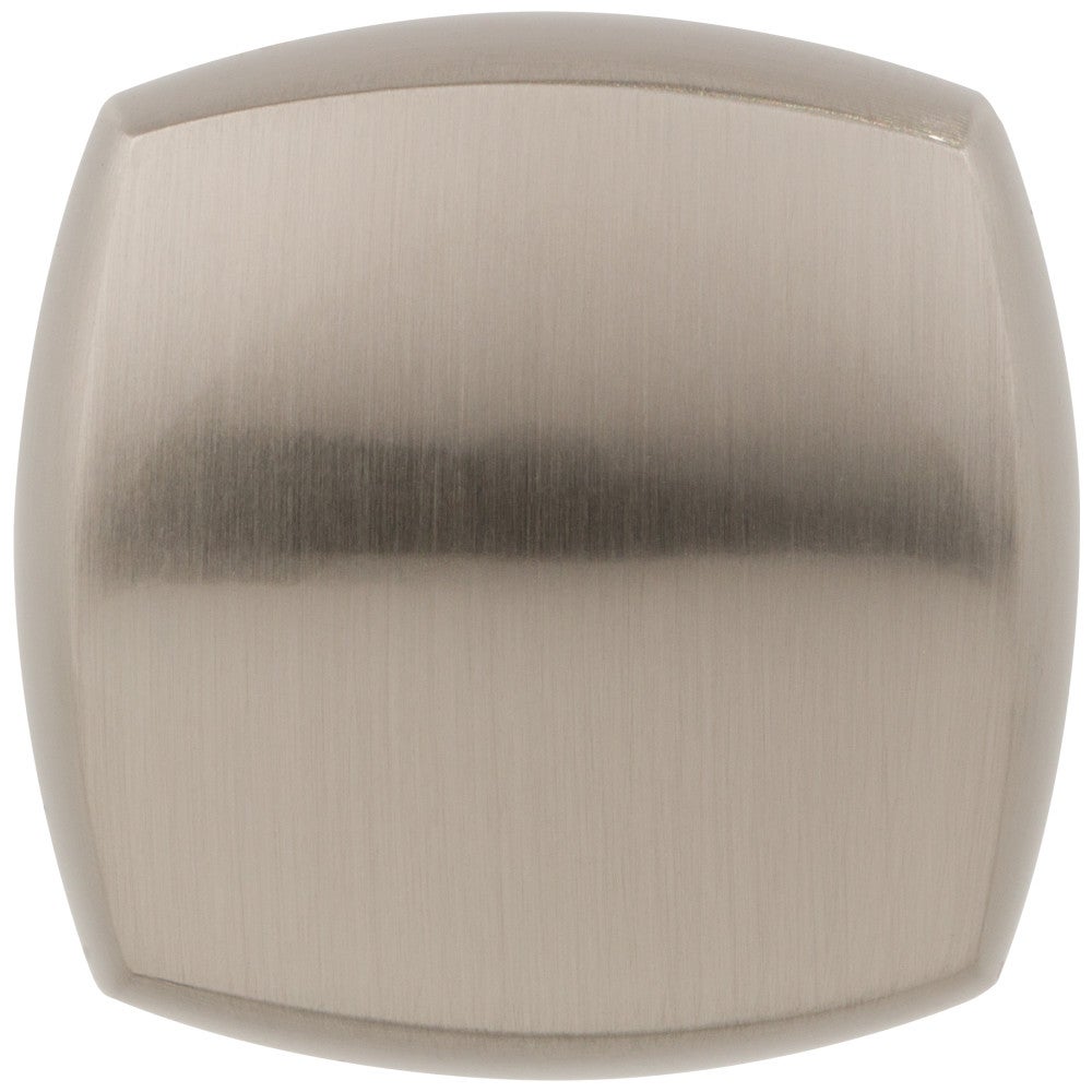 Hardware Resources 1-1/8" Overall Length Satin Nickel Square Audrey Cabinet Knob
