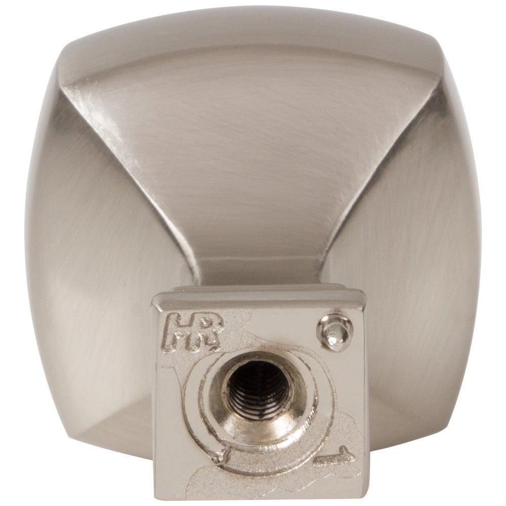 Hardware Resources 1-1/8" Overall Length Satin Nickel Square Audrey Cabinet Knob