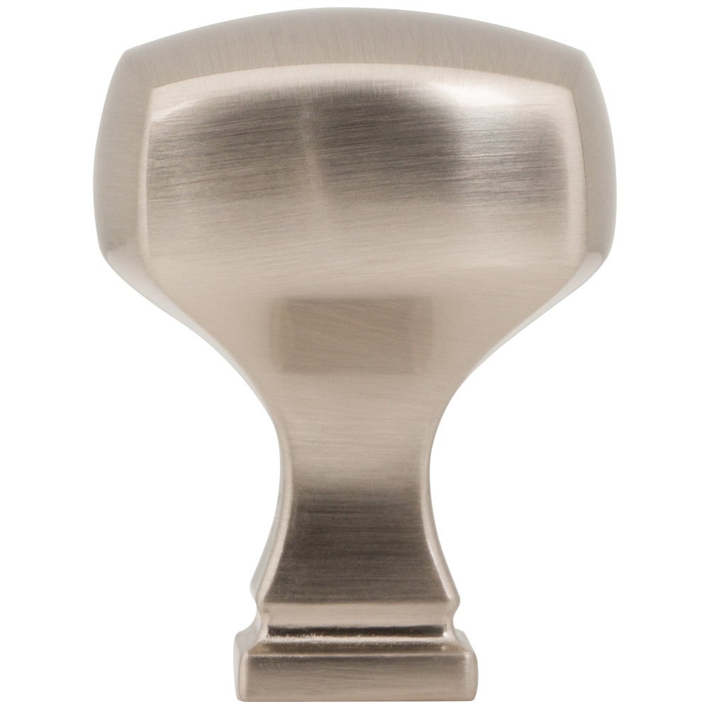 Hardware Resources 1-1/8" Overall Length Satin Nickel Square Audrey Cabinet Knob