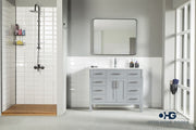 Fawna 42" Gray Bathroom Cabinet