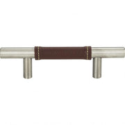 Atlas Homewares Zanzibar Brown Leather Pull