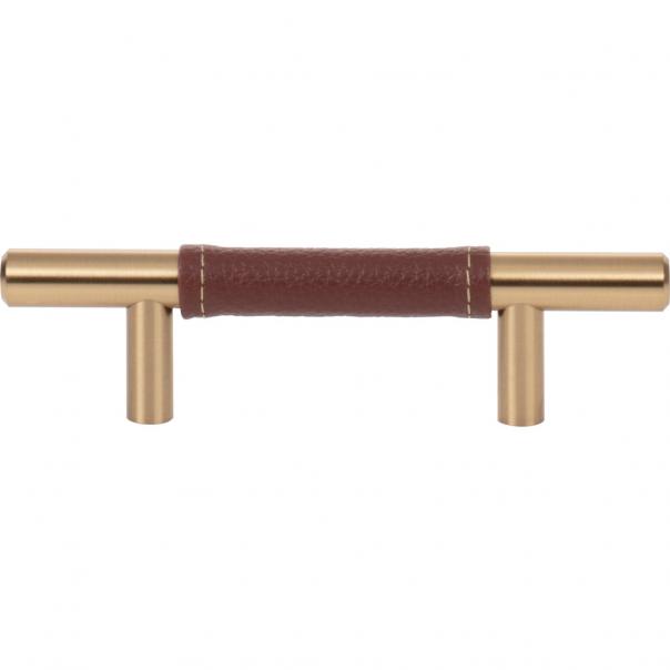 Atlas Homewares Zanzibar Brown Leather Pull