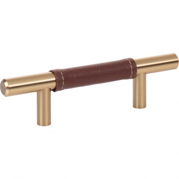 Atlas Homewares Zanzibar Brown Leather Pull