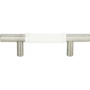 Atlas Homewares Zanzibar White Leather Pull