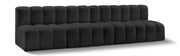 Arc 119" Vegan Leather Upholstered 4pc. Modular Sectional