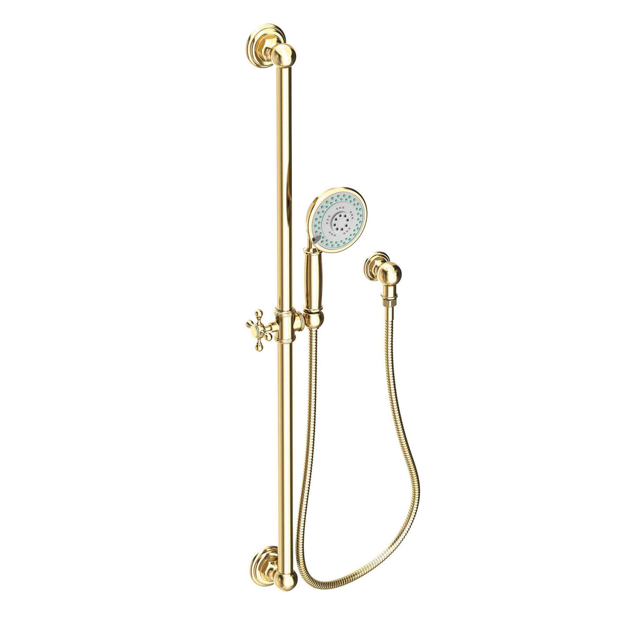 Newport Brass Other Slide Bar with Multifunction Hand Shower Set