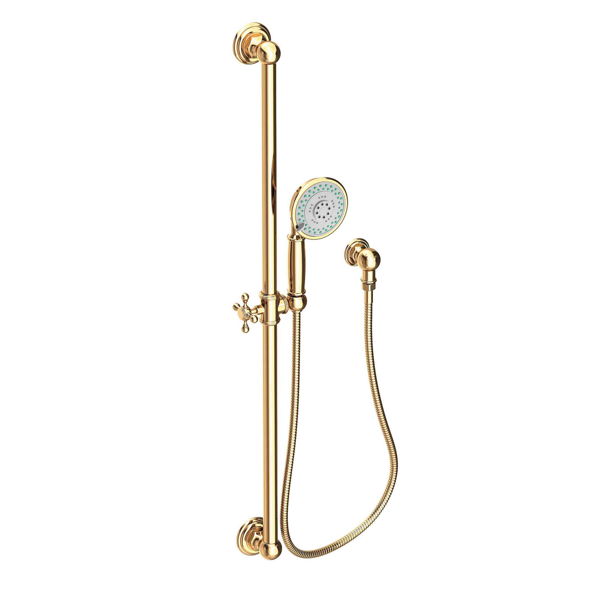 Newport Brass Other Slide Bar with Multifunction Hand Shower Set