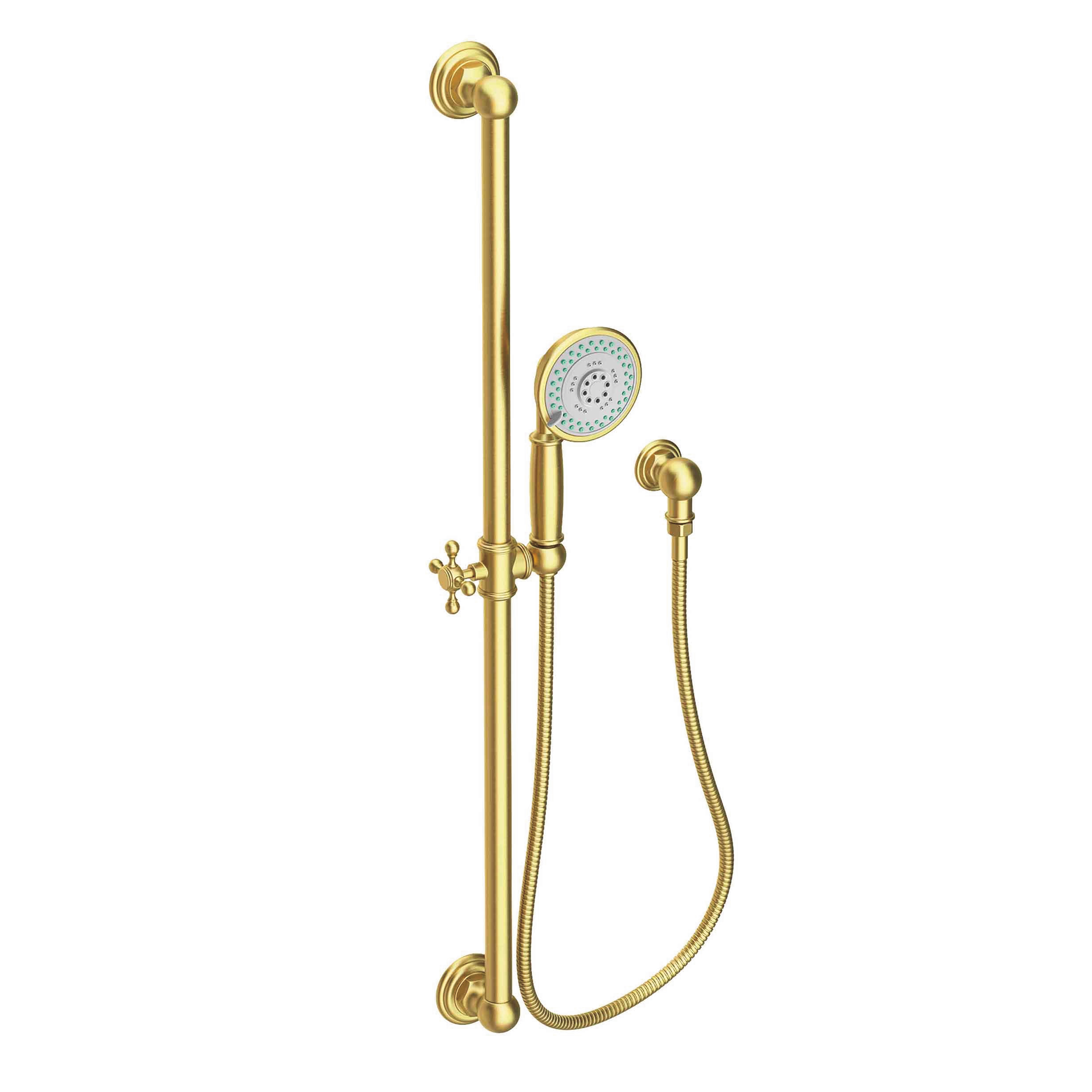 Newport Brass Other Slide Bar with Multifunction Hand Shower Set