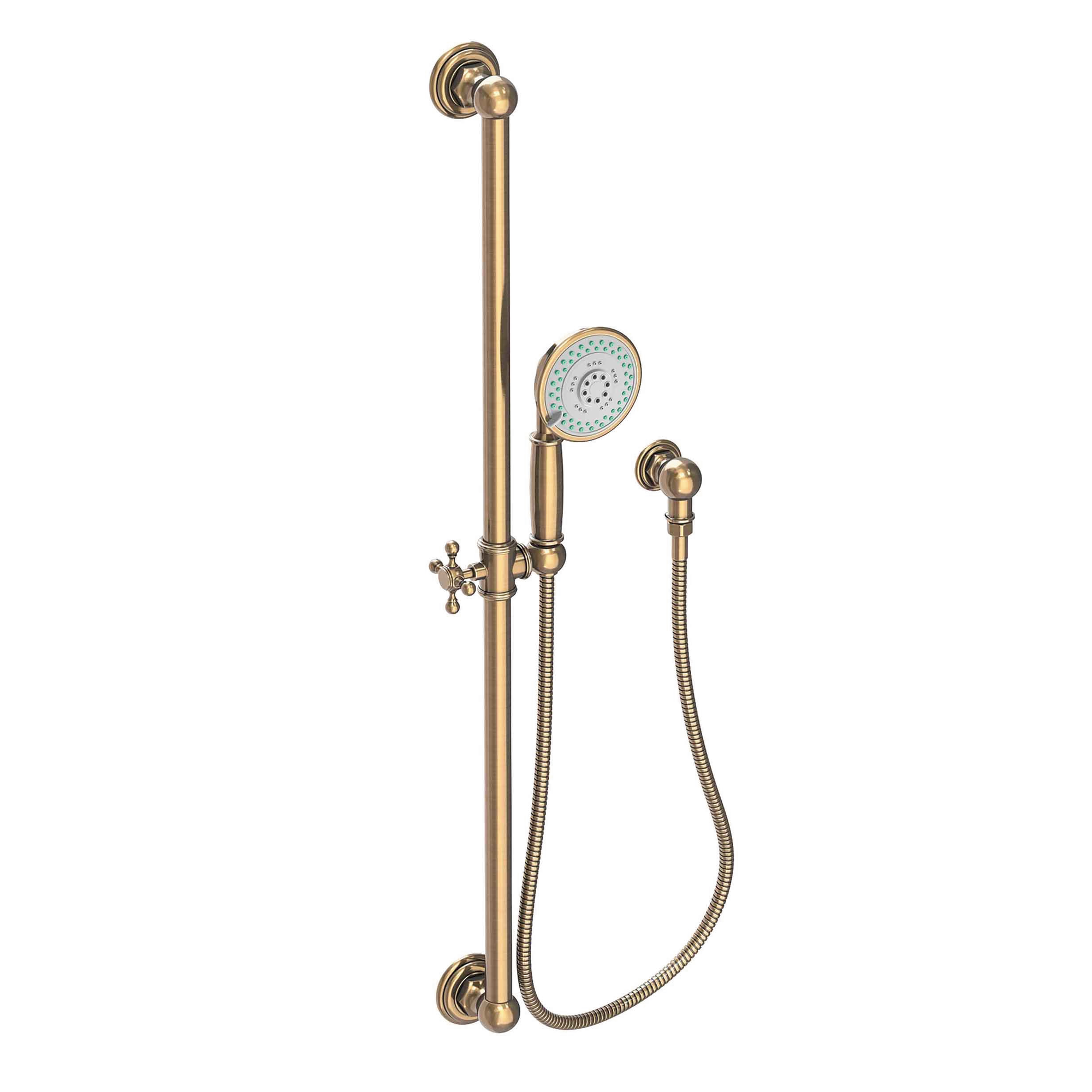 Newport Brass Other Slide Bar with Multifunction Hand Shower Set