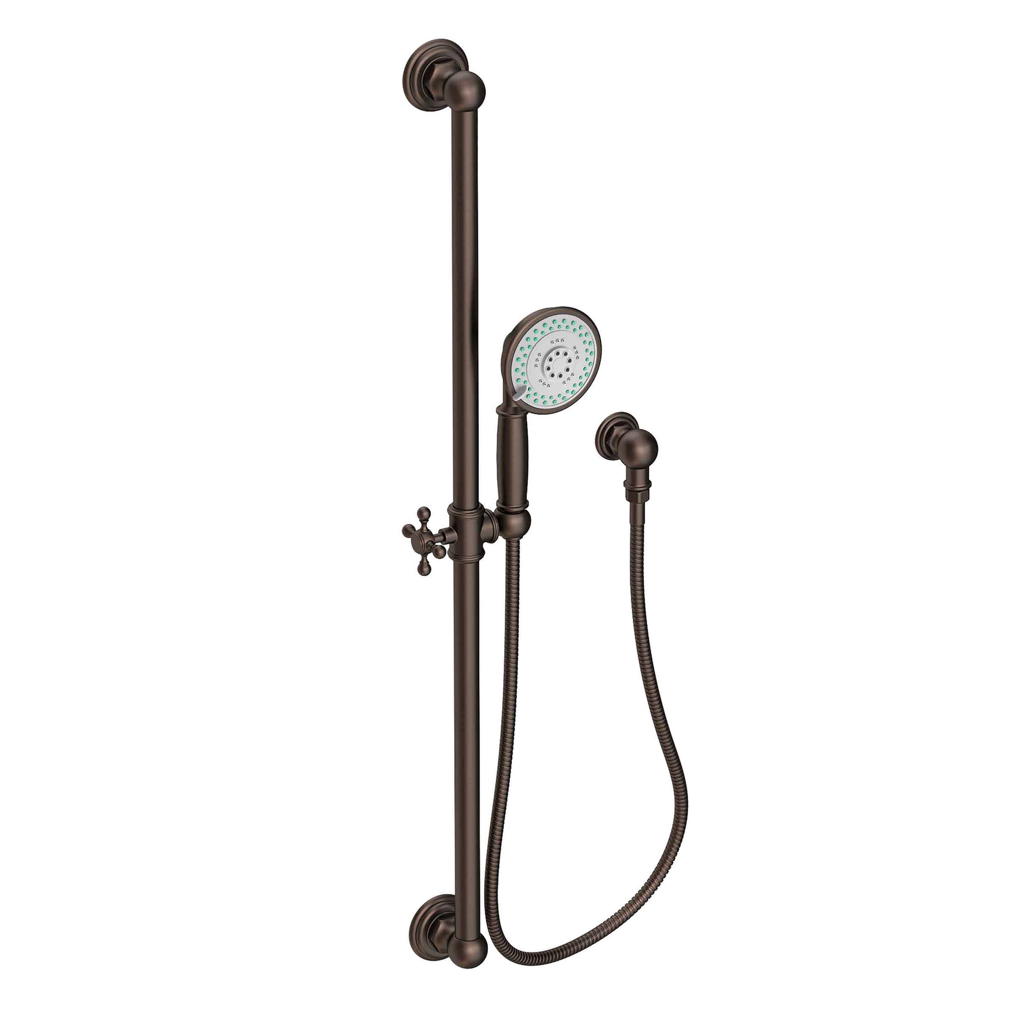 Newport Brass Other Slide Bar with Multifunction Hand Shower Set