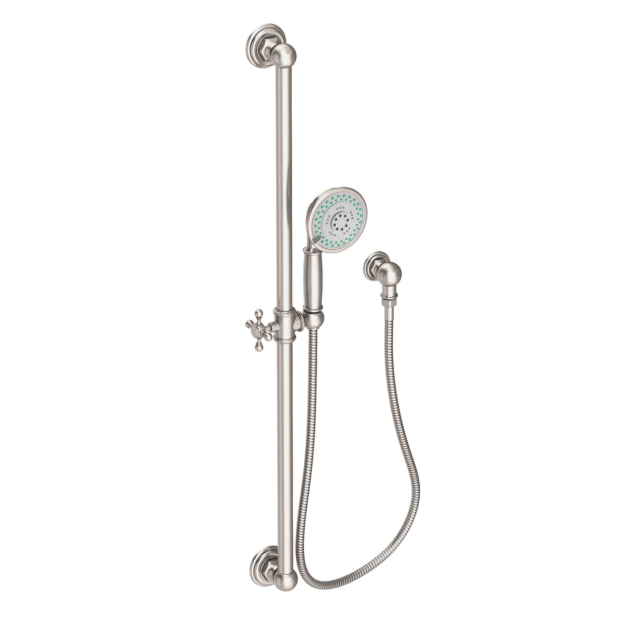 Newport Brass Other Slide Bar with Multifunction Hand Shower Set
