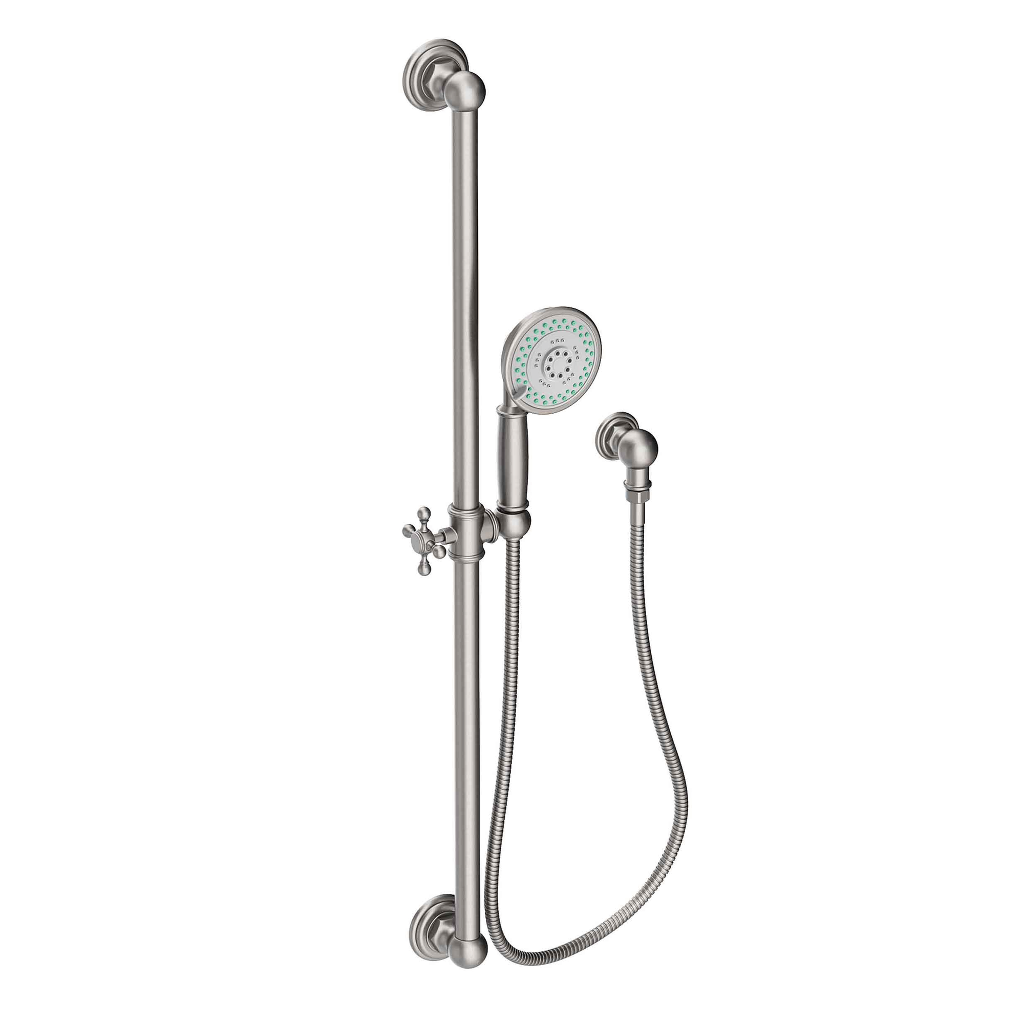 Newport Brass Other Slide Bar with Multifunction Hand Shower Set