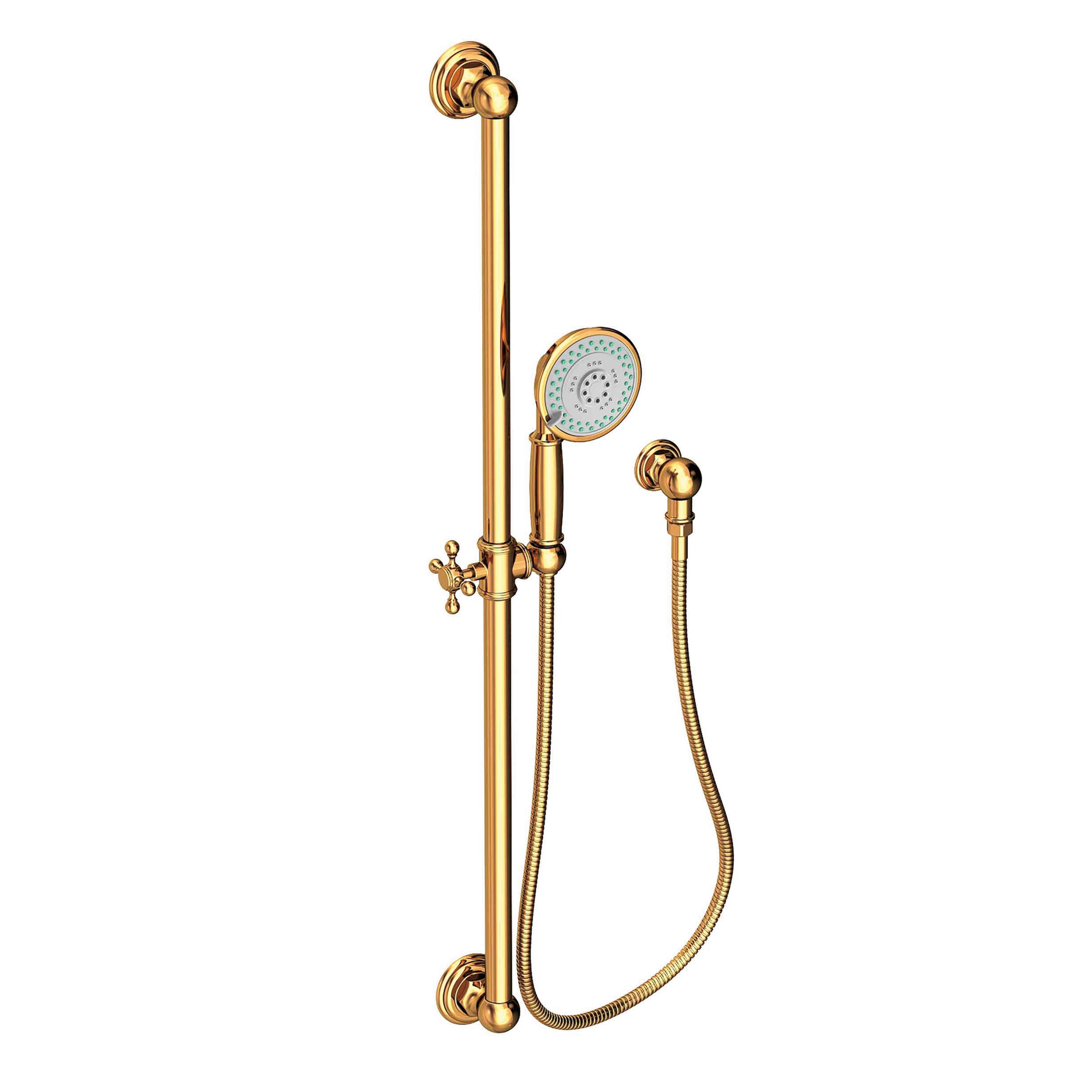 Newport Brass Other Slide Bar with Multifunction Hand Shower Set