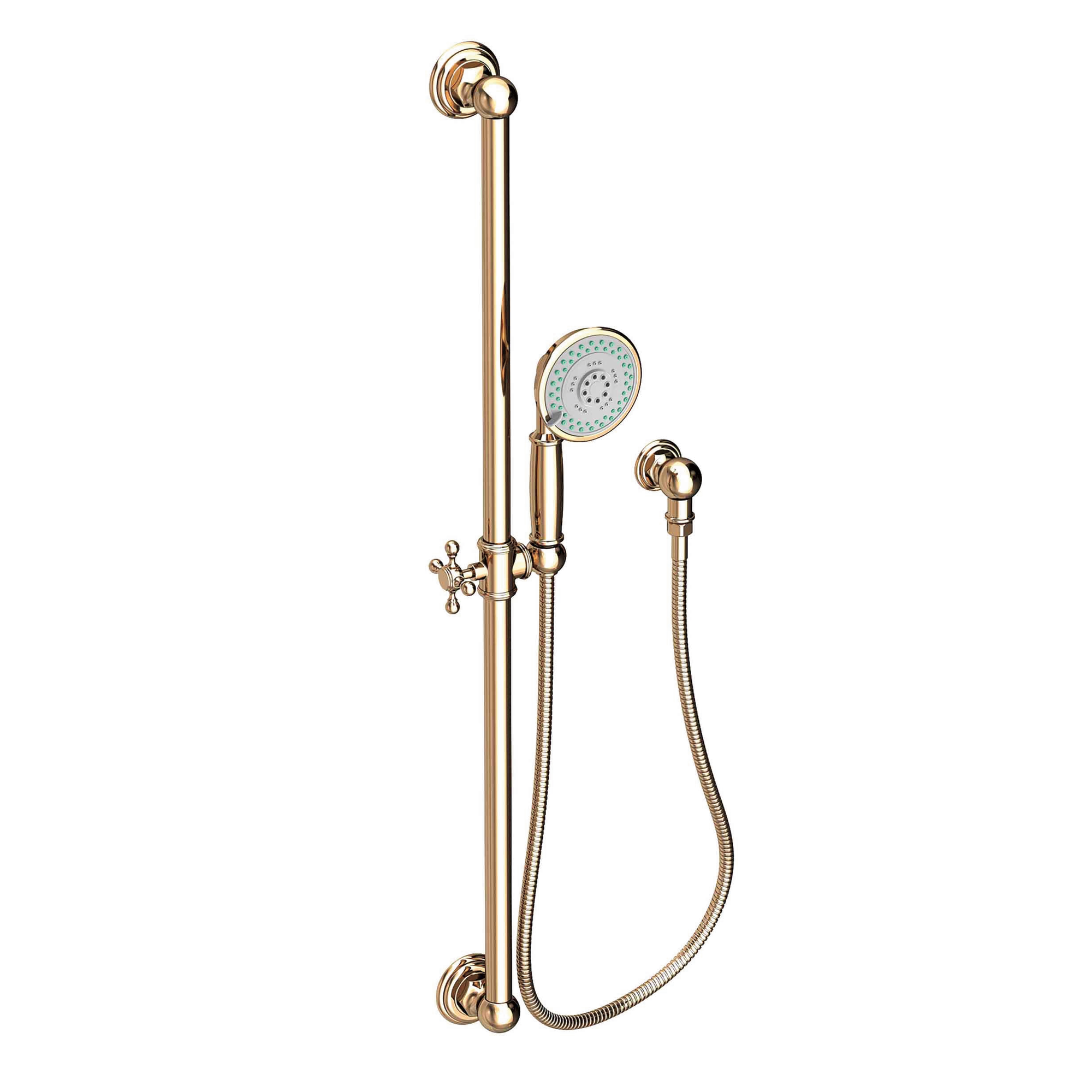 Newport Brass Other Slide Bar with Multifunction Hand Shower Set