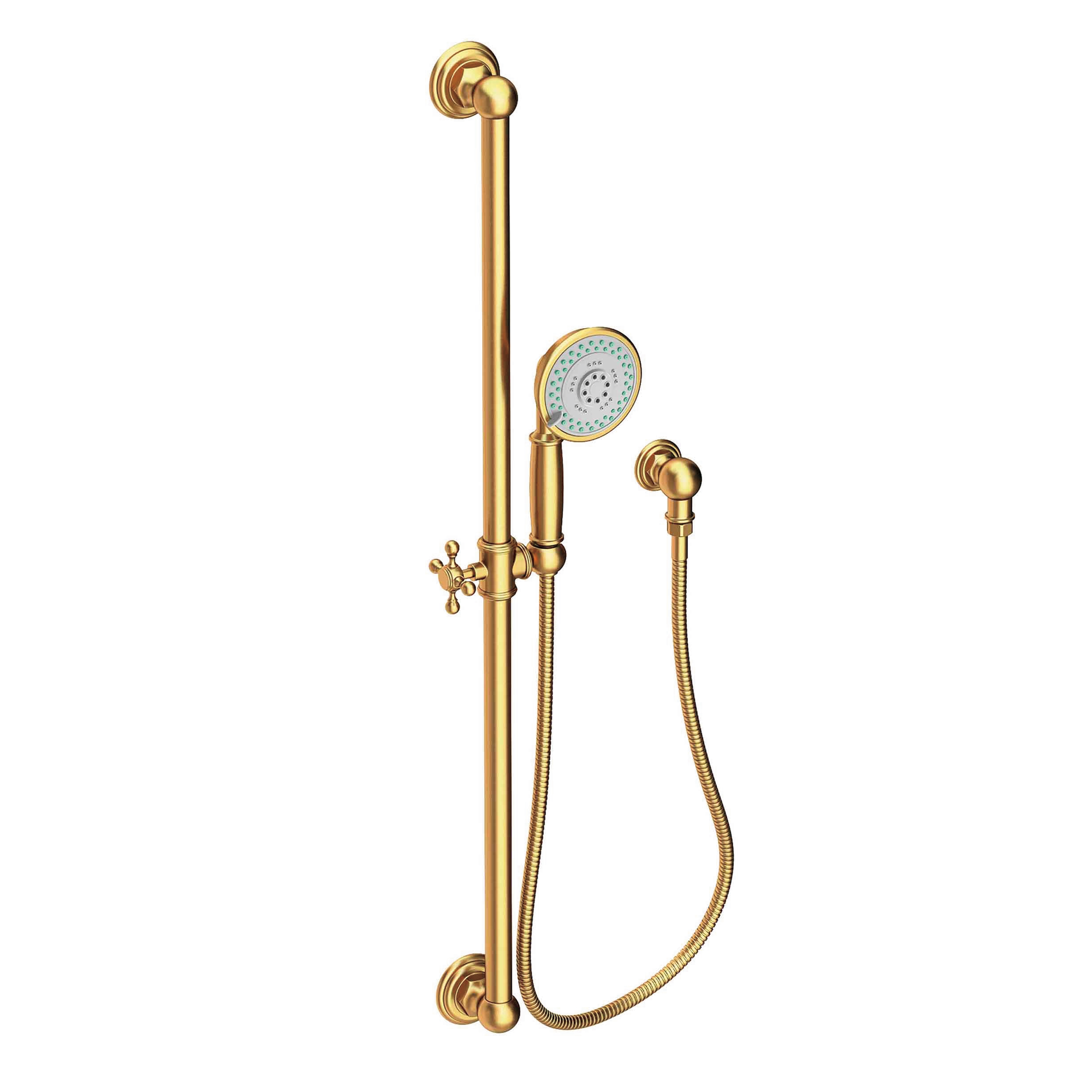 Newport Brass Other Slide Bar with Multifunction Hand Shower Set