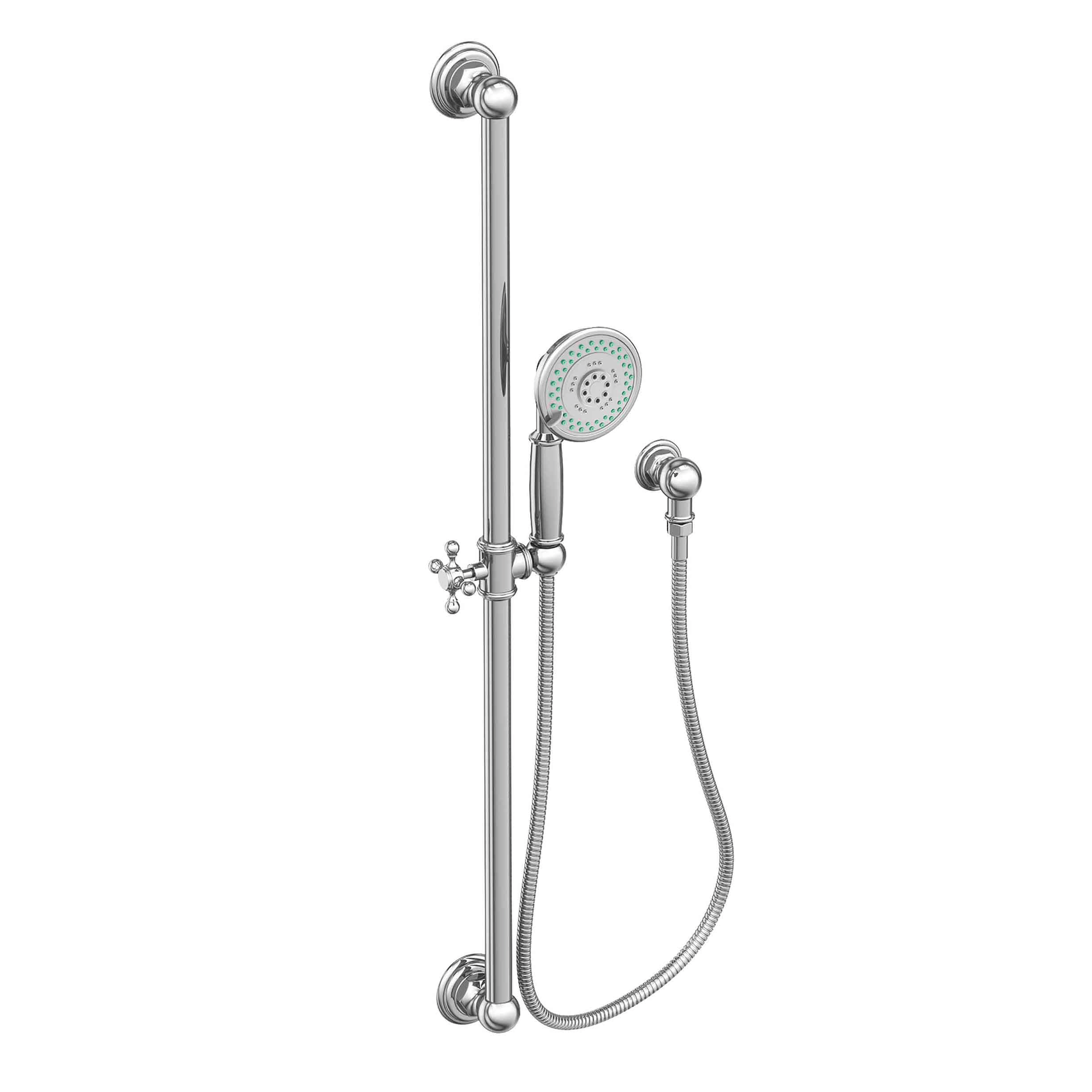Newport Brass Other Slide Bar with Multifunction Hand Shower Set