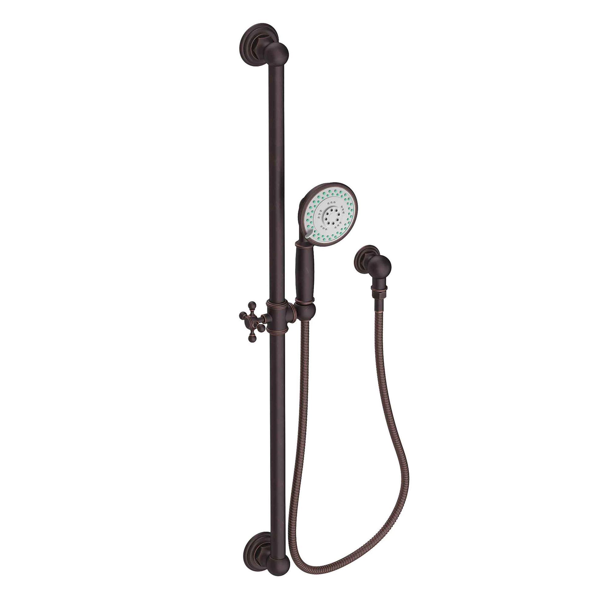 Newport Brass Other Slide Bar with Multifunction Hand Shower Set
