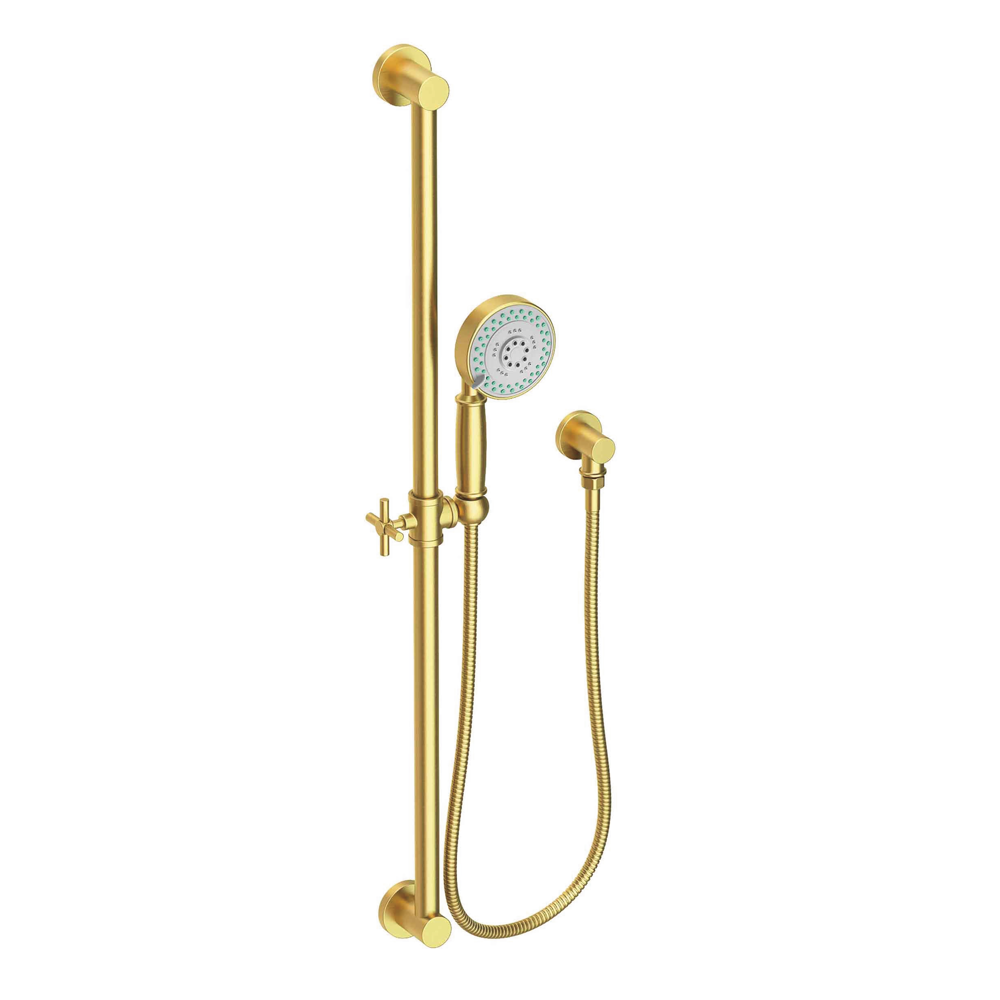 Newport Brass Other Slide Bar with Multifunction Hand Shower Set