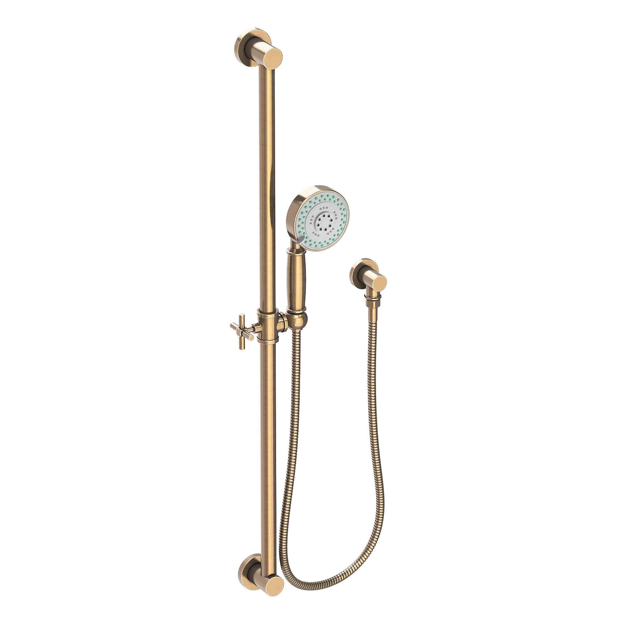 Newport Brass Other Slide Bar with Multifunction Hand Shower Set