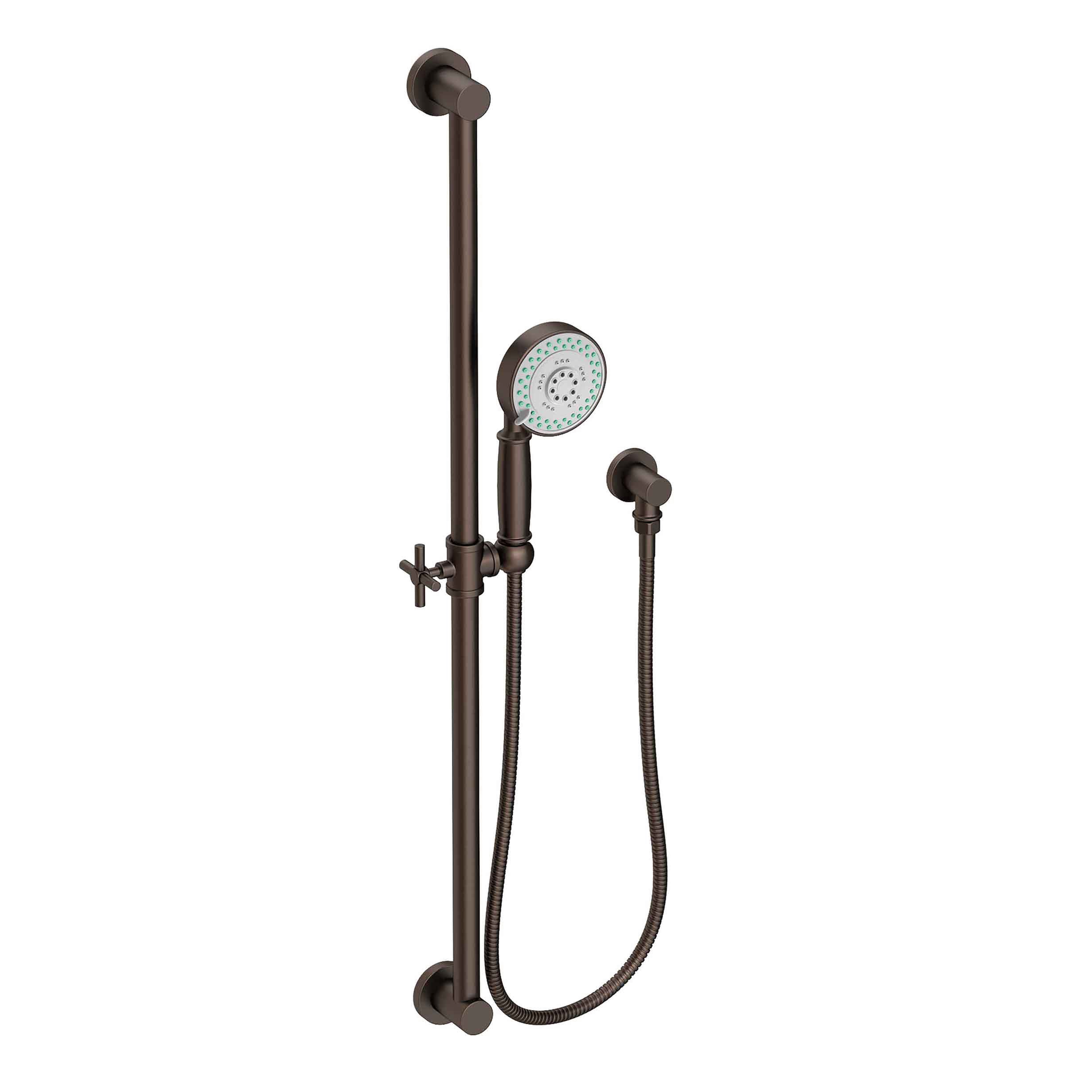 Newport Brass Other Slide Bar with Multifunction Hand Shower Set