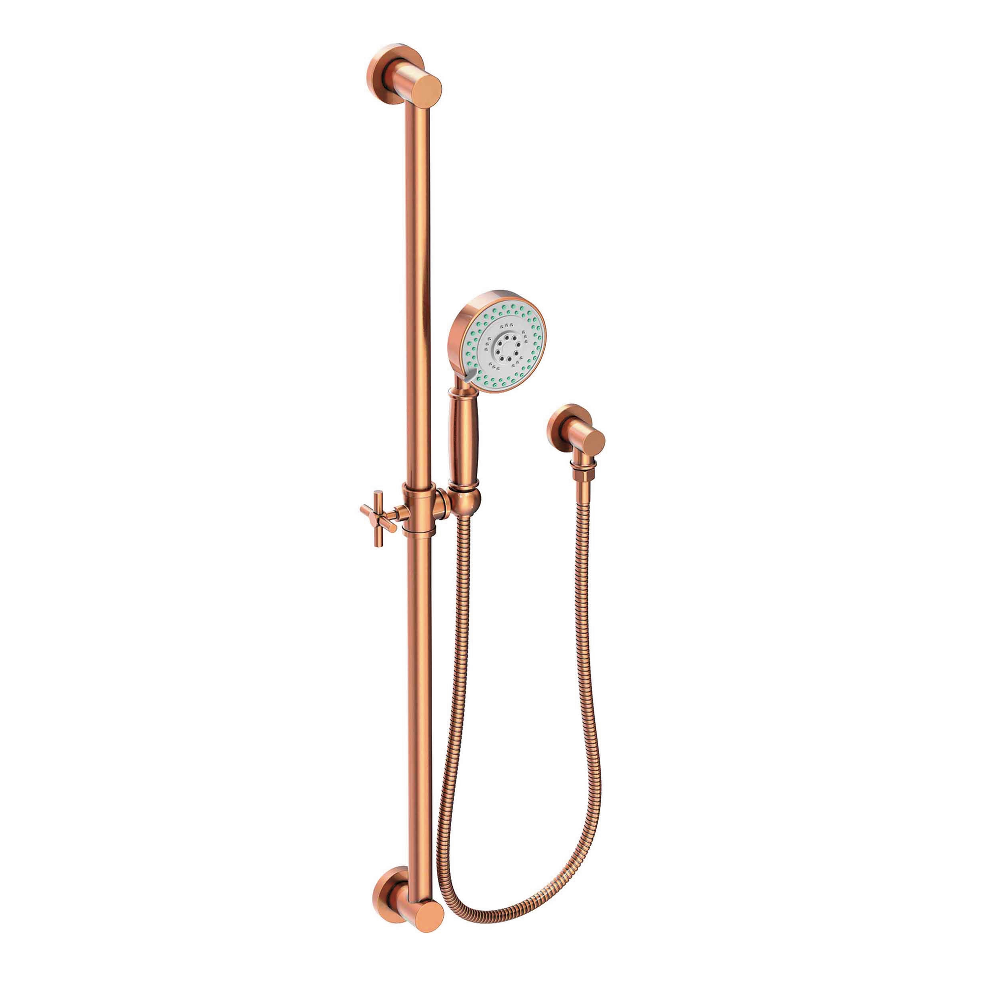 Newport Brass Other Slide Bar with Multifunction Hand Shower Set