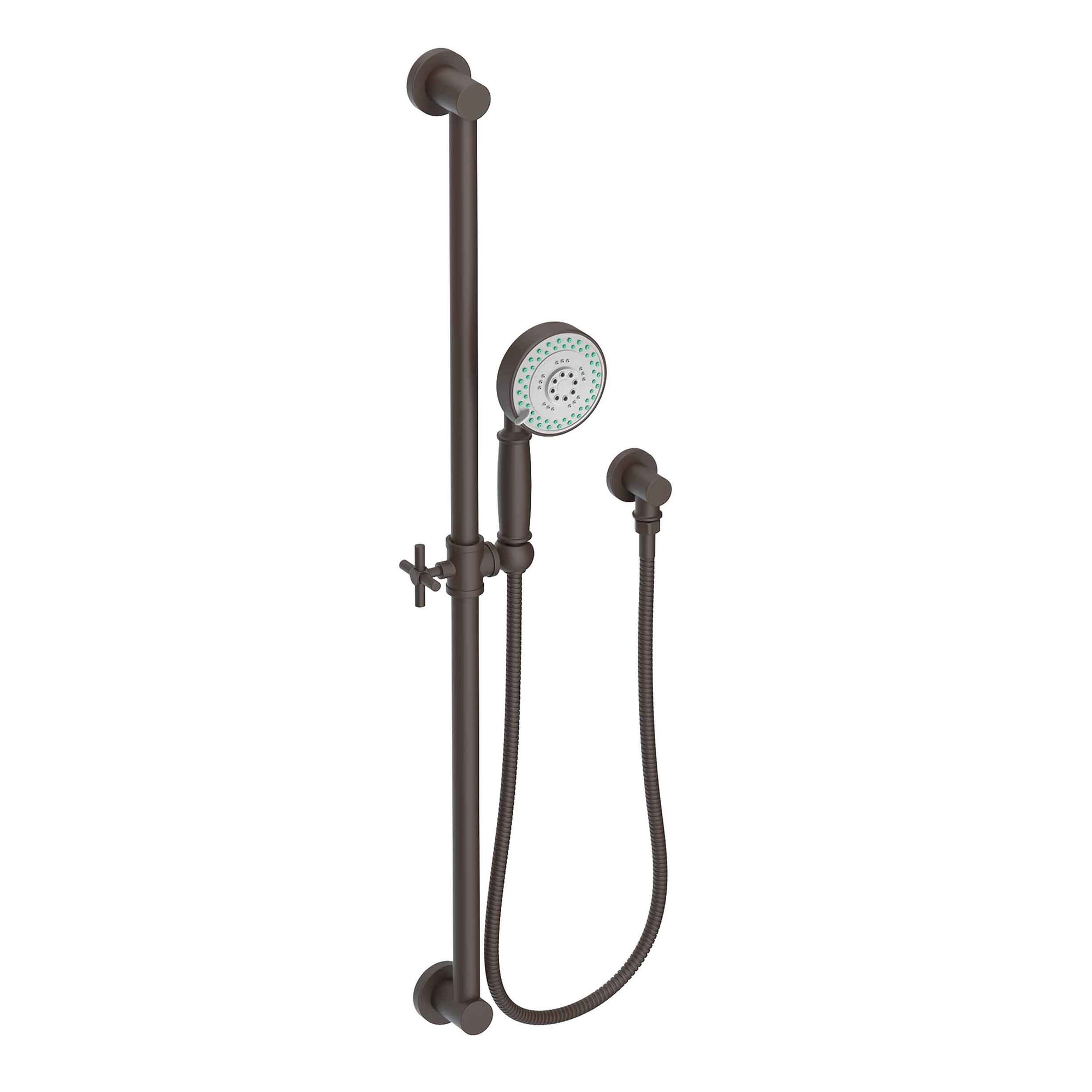 Newport Brass Other Slide Bar with Multifunction Hand Shower Set