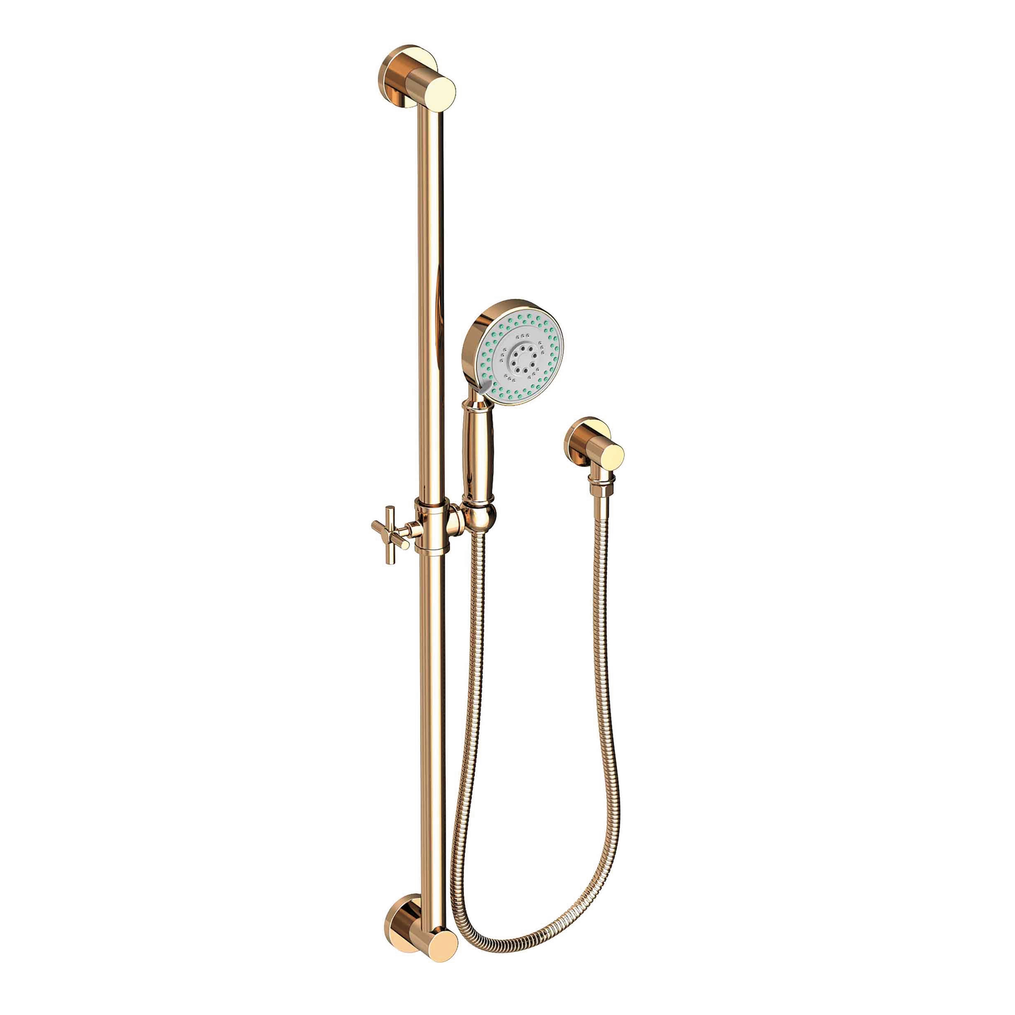 Newport Brass Other Slide Bar with Multifunction Hand Shower Set