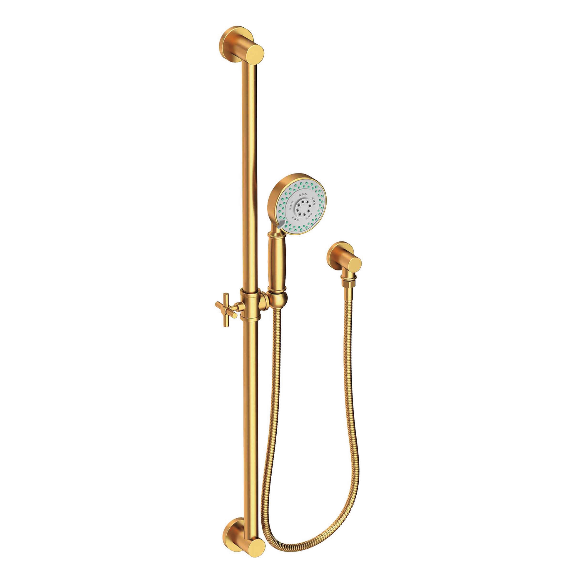 Newport Brass Other Slide Bar with Multifunction Hand Shower Set
