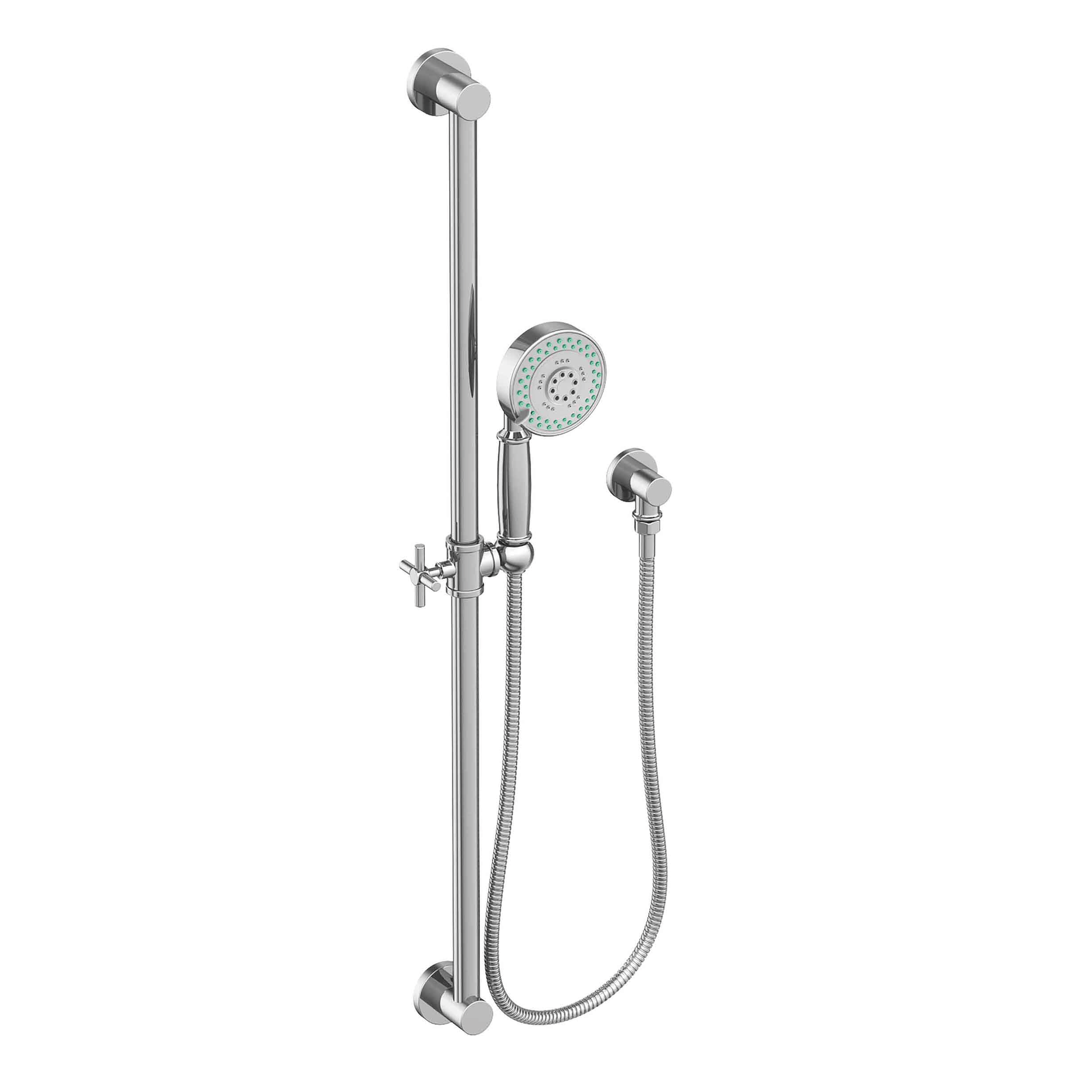 Newport Brass Other Slide Bar with Multifunction Hand Shower Set