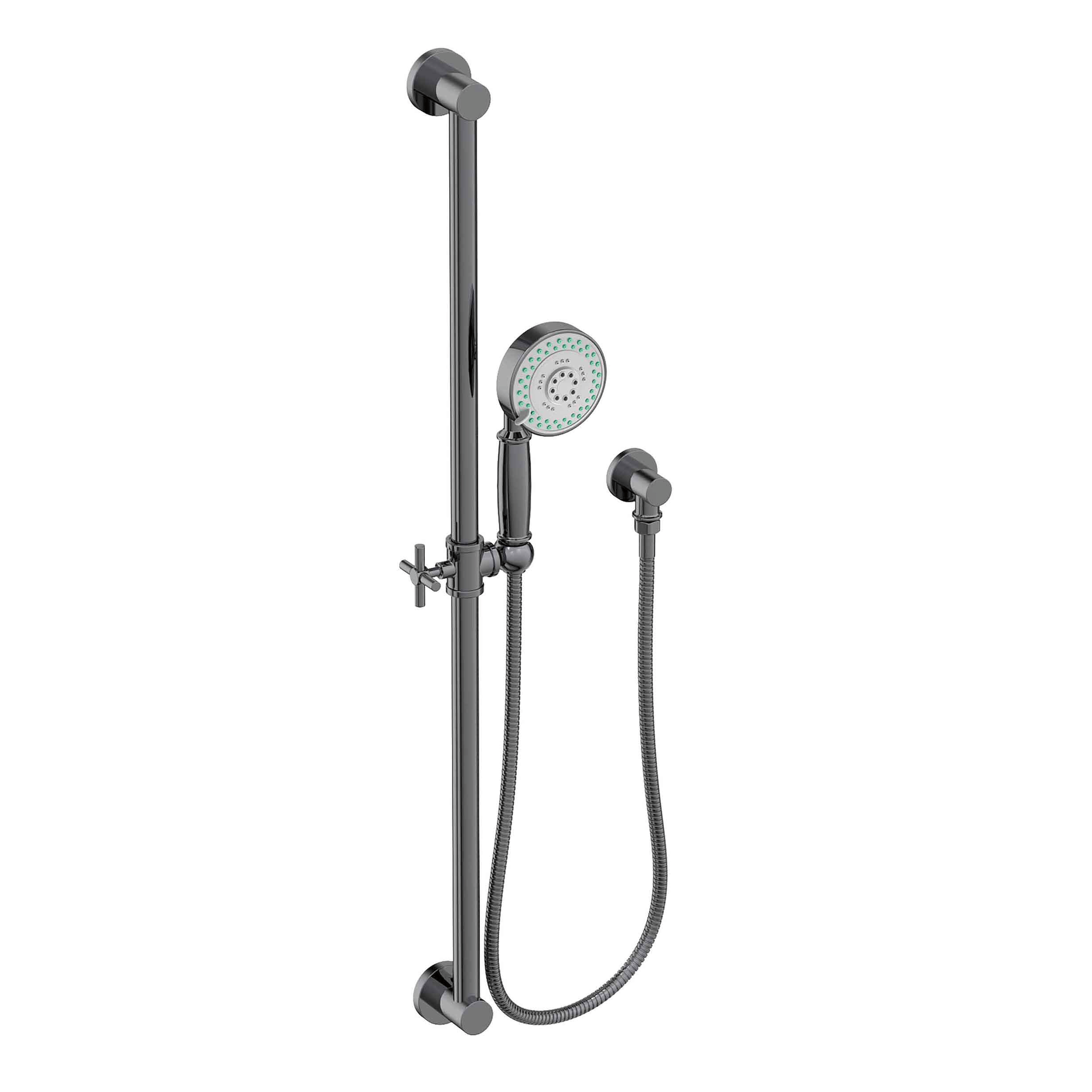 Newport Brass Other Slide Bar with Multifunction Hand Shower Set