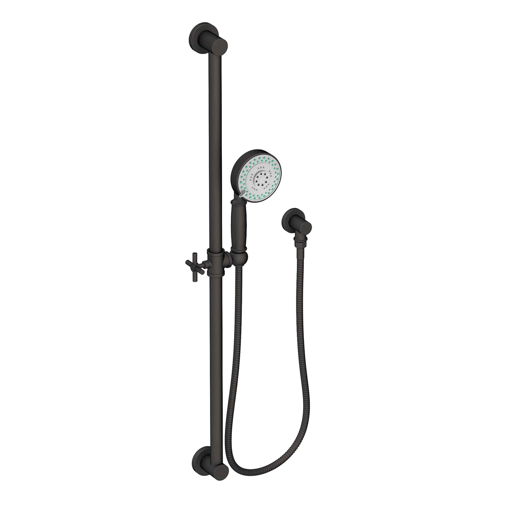 Newport Brass Other Slide Bar with Multifunction Hand Shower Set