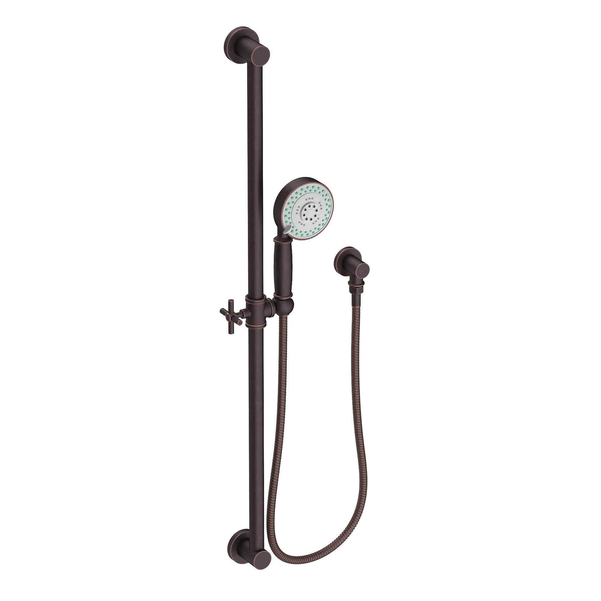 Newport Brass Other Slide Bar with Multifunction Hand Shower Set