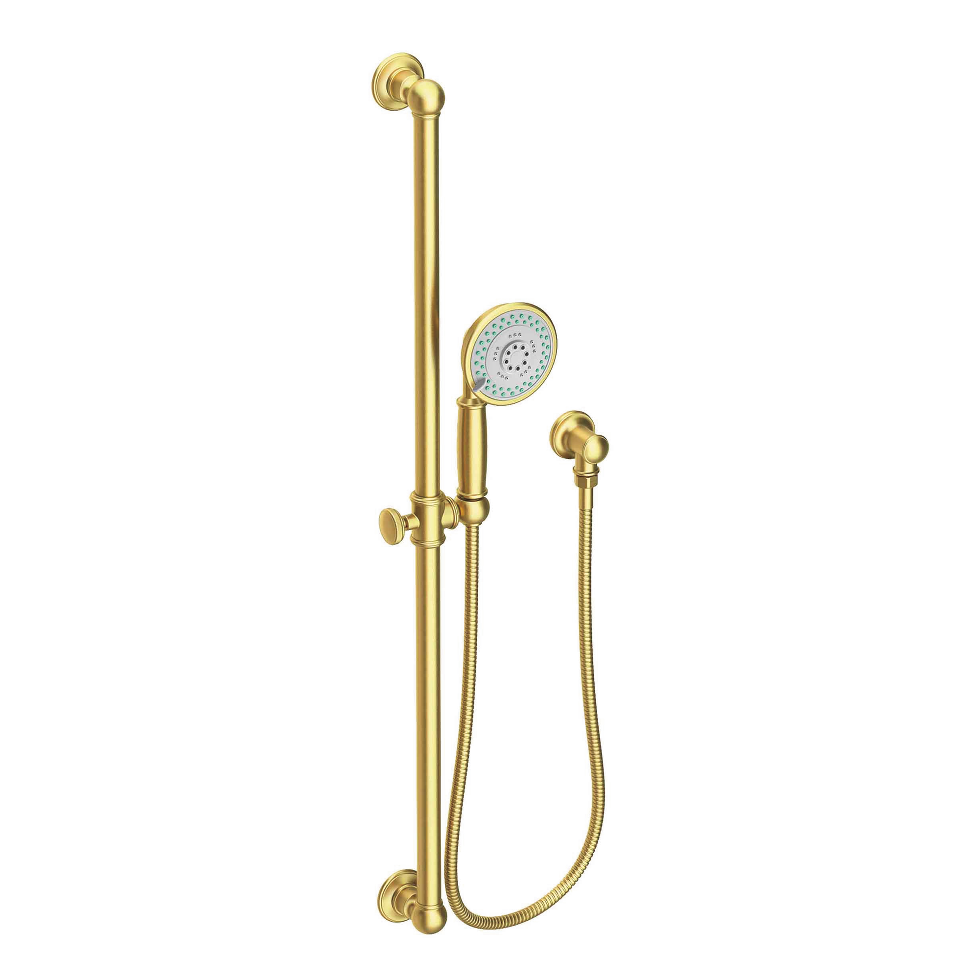 Newport Brass Other Slide Bar with Single Function Hand Shower Set