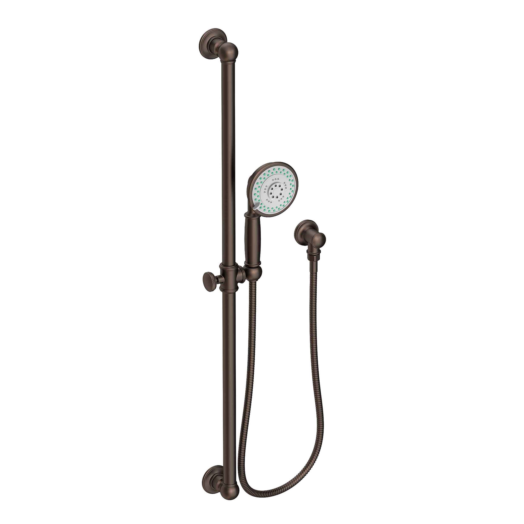 Newport Brass Other Slide Bar with Single Function Hand Shower Set