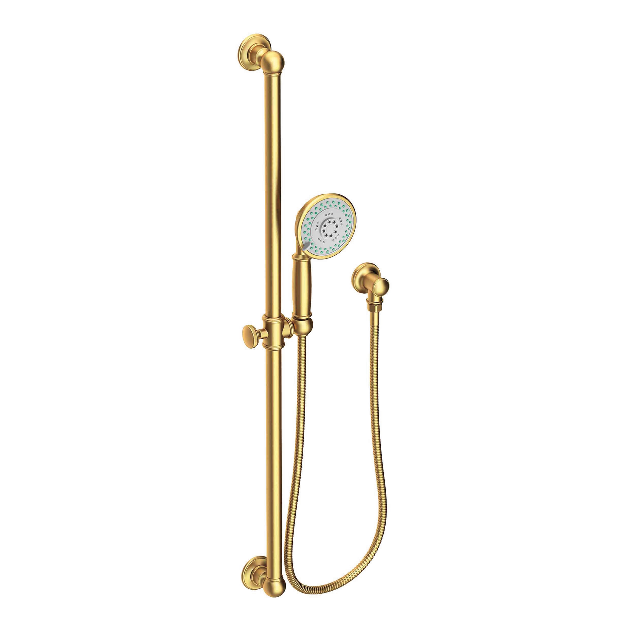 Newport Brass Other Slide Bar with Single Function Hand Shower Set