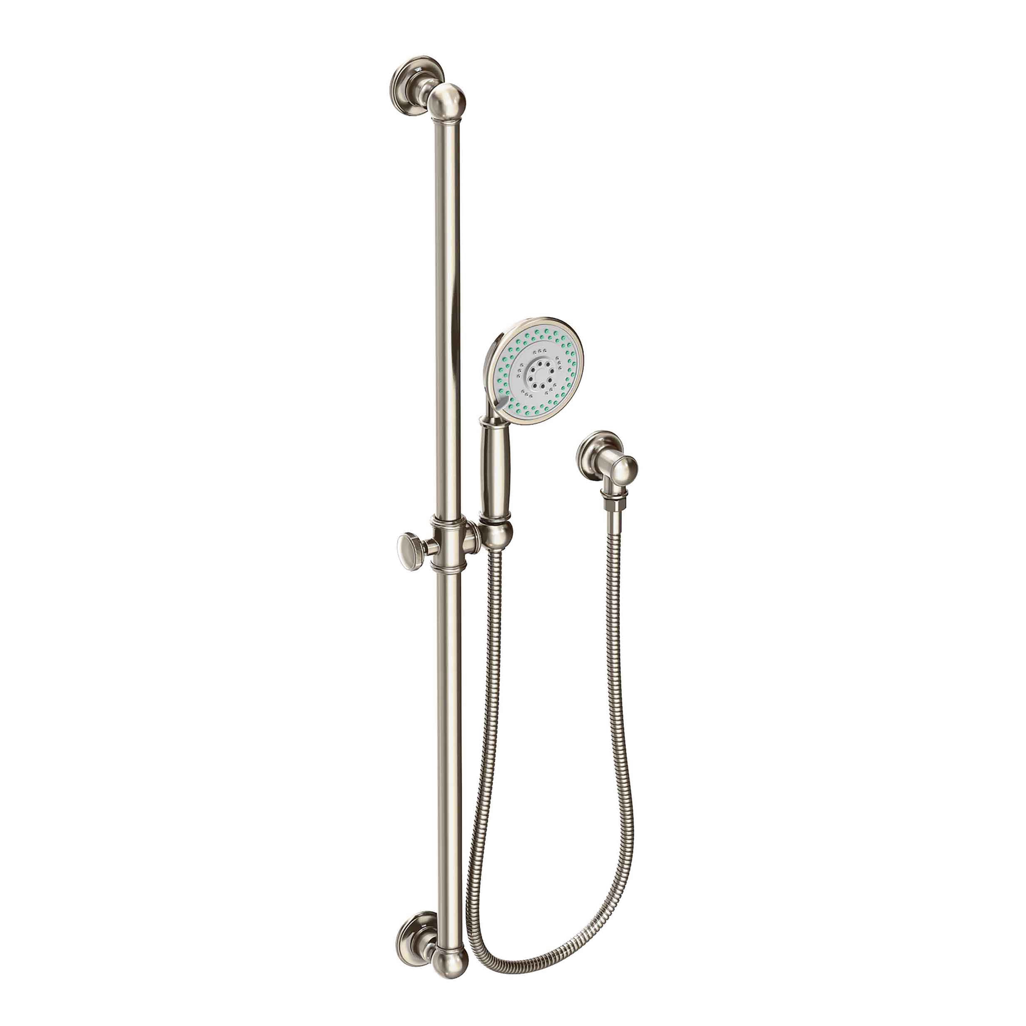 Newport Brass Other Slide Bar with Single Function Hand Shower Set