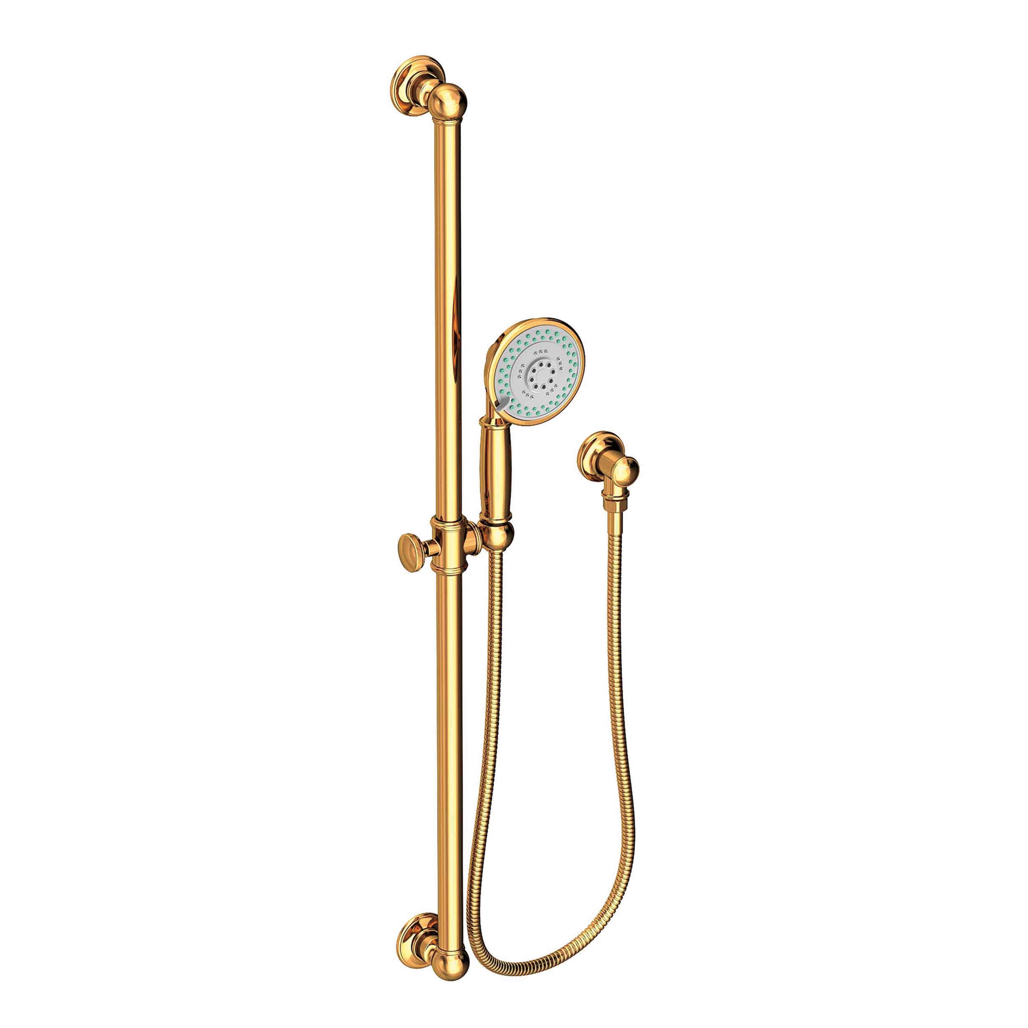 Newport Brass Other Slide Bar with Single Function Hand Shower Set
